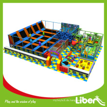 Import Matte Commercial Franchise Indoor Trampolin mit Kinder Soft Playground